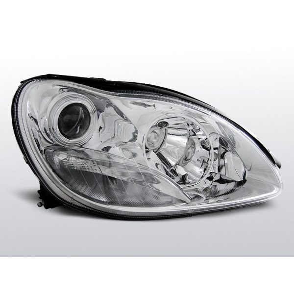 Coppia di fari Xenon Mercedes Classe S W220 98-02 Chrome