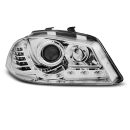 Fari Led stile luce diurna Seat Ibiza 6L 02-08 Chrome