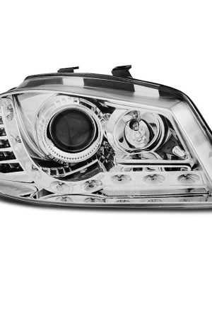 Fari Led stile luce diurna Seat Ibiza 6L 02-08 Chrome