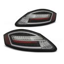 Coppia fari Led Bar posteriori Porsche Boxter 05-08 Neri