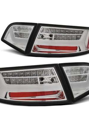 Coppia fari Led Bar posteriori Audi A6 C6 08-11 Chrome