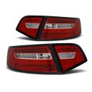 Coppia fari Led Bar posteriori Audi A6 C6 08-11 Rossi e Bianchi