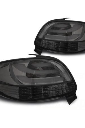 Coppia fari posteriori LED BAR Peugeot 206 98- Fume