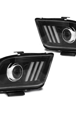 Fari Tube light Ford Mustang 04-09 Neri