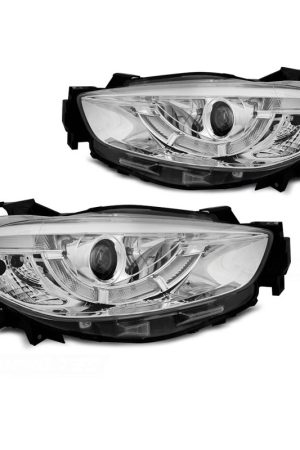 Coppia di fari Tube light e DRL per Mazda CX5 11-15 Chrome