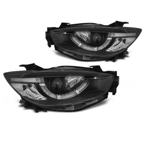 Coppia di fari Tube light e DRL per Mazda CX5 11-15 Neri