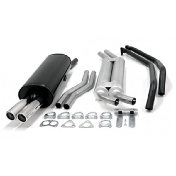 Sistema di scarico 2x70 per BMW Serie 3 E30 320i / 323i / 325i E30 6-Cil.