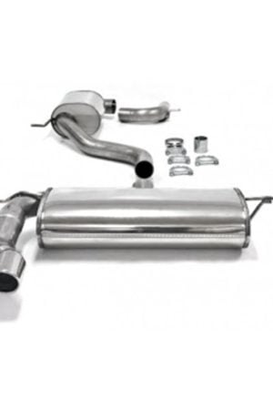 Sistema di scarico in acciaio Inox 2x80 per Audi A3 8P Sportback