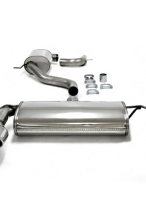 Sistema di scarico in acciaio Inox 2x76 per Volkswagen Golf V-VI / Audi A3 8P