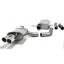 Sistema di scarico in acciaio Inox 2x80 per Audi A4 / A5 B8 1.8T 2WD + A4 / A5 B8 2.0T Quattro