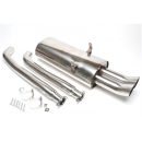 Sistema di scarico in acciaio Inox 2x76 DTM per BMW 3er E36