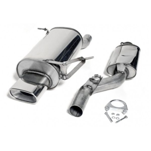 Sistema di scarico in acciaio Inox 70x140 BMW Serie 3 Z3 E36 16V