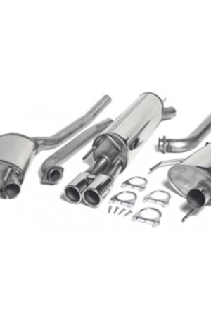 Sistema di scarico in acciaio Inox 2x80 Opel Omega B