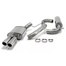 Sistema di scarico 2x80 per VW Jetta III / Skoda Octavia 1