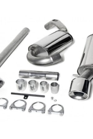 Sistema di scarico in acciaio Inox 1x90x120 per Volkswagen Corrado