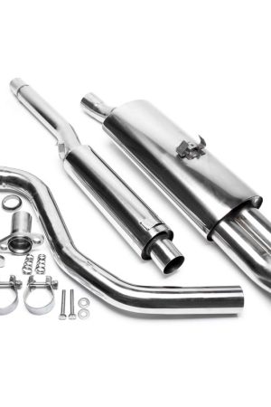 Sistema di scarico 2x76 DTM per Volkswagen Polo tipo 86C