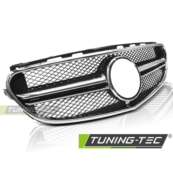 Griglia calandra anteriore Mercedes W212 13-16 E63 AMG Style Nera e Chrome