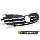 Griglia calandra anteriore Mercedes SLK R170 96-04 CL Style Nera e Chrome