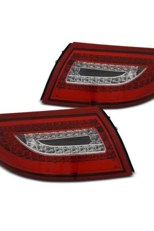 Coppia fari Led posteriori Porsche 911 / 996 99-04 Rossi e Bianchi