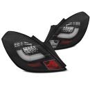 Coppia di fari Led Bar per Opel Corsa D 3P. 06-14 Neri