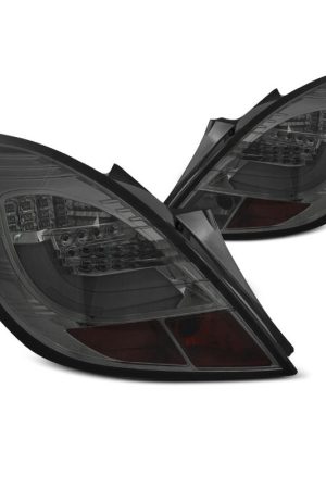 Coppia di fari Led Bar per Opel Corsa D 3P. 06-14 Fume