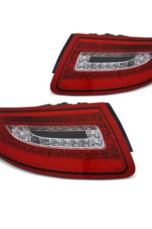 Coppia fari Led posteriori Porsche 911 / 997 04-09 rossi e bianchi