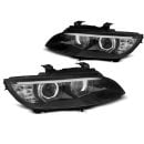 Fari Angel Eyes Xenon BMW Serie 3 E92 / E93 06-10 Neri