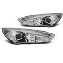 Fari Led vera luce diurna DRL Ford Focus MK3 2015- Chrome