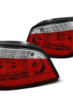 Coppia fari Led posteriori BMW Serie 5 E60 03-07 Bianchi e rossi