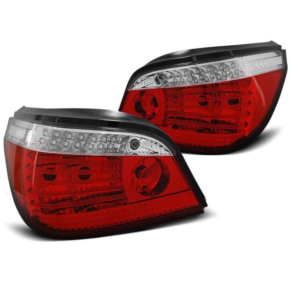 Coppia fari Led posteriori BMW Serie 5 E60 03-07 Bianchi e rossi