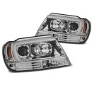 Fari Tube light Chrysler Jeep Grand Cherokee 99-05 Chrome