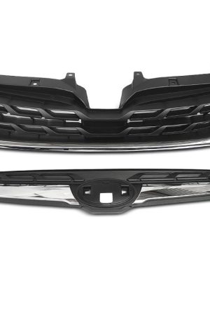 Griglia calandra anteriore Subaru Forester IV 13-18 Nera e cromata