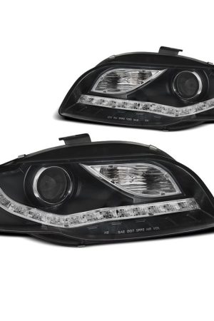 Coppia di fari a Led Audi A4 B7 04-08 Neri