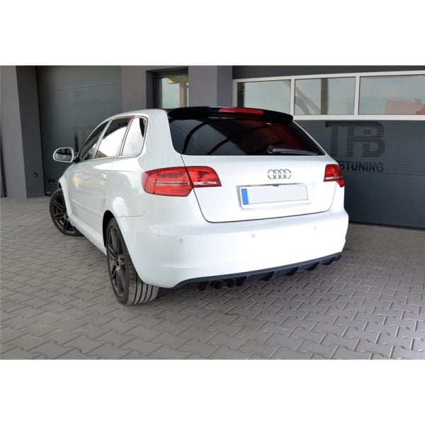 Audi A3 8P 08-12 Sportback Spoiler estrattore sottoparaurti posteriore RS3