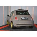 Estensione spoiler posteriore Fiat 500 2007-2015