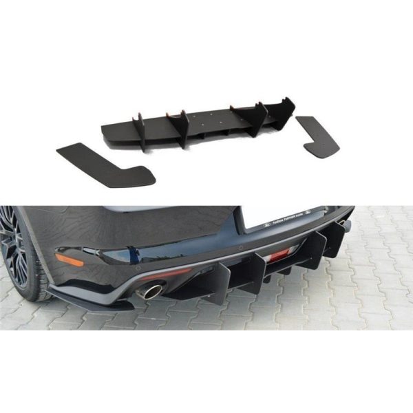 Estrattore sottoparaurti racing Ford Mustang MK6 GT 2014-