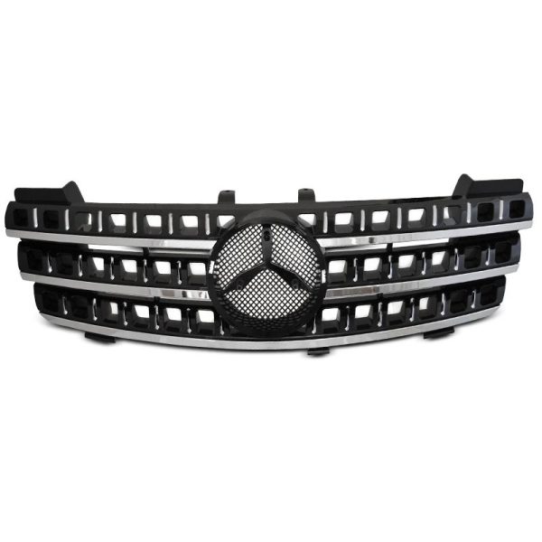 Mercedes W164 05-08 Griglia calandra anteriore black-chrome