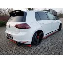 Splitter sottopaurti laterali posteriori Volkwagen Golf VII GTI Clubsport 16-17