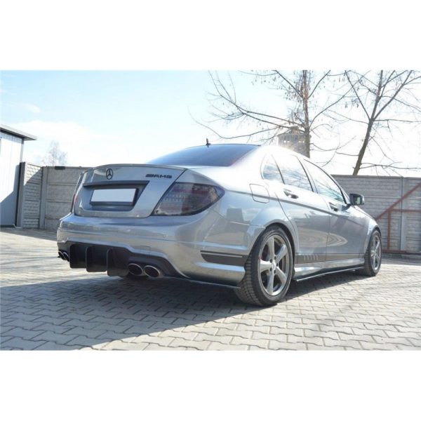 Diffusore sottoparaurti racing posteriore V.1 Mercedes C W204 AMG-Line 2011-2014