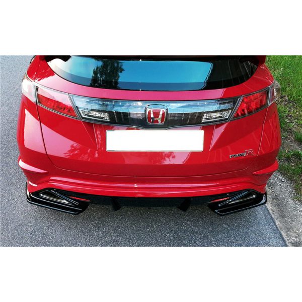 Sottoparaurti splitter laterali posteriori Honda Civic VIII Type R 07-10