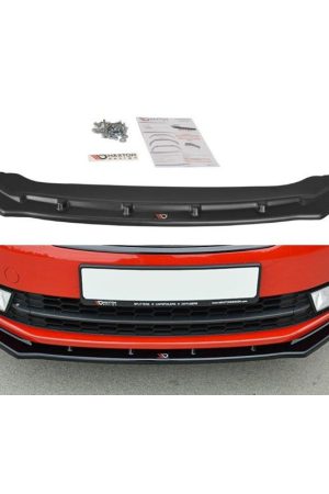 Sottoparaurti splitter anteriore V.2 Skoda Rapid 2012-