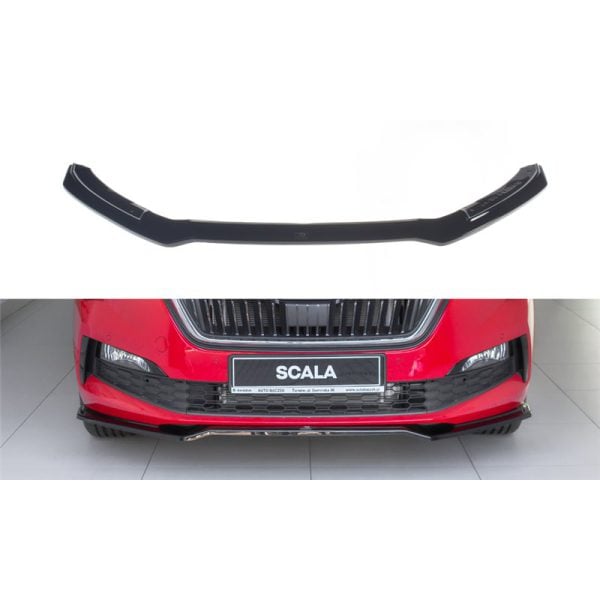 Sottoparaurti splitter anteriore V.2 Skoda Scala 2019-