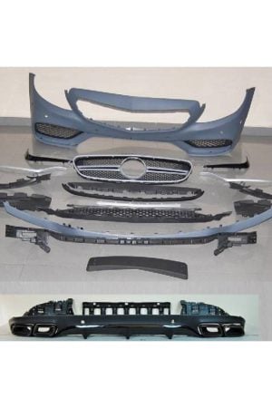 Kit estetico per Mercedes W205 AMG 2 Porte Look C63