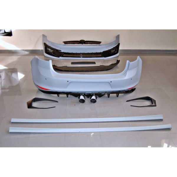 Kit estetico per Volkswagen Golf 7 3/5P Look R400 con terminali