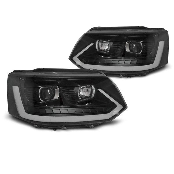 Fari Led Tube light Volkswagen T5 10-15 Neri T6 Look