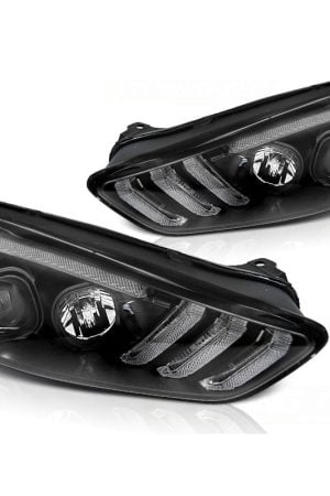 Fari Led vera luce diurna DRL e DTS Ford Focus MK3 15-18 Chrome