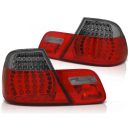 Coppia fari LED e DTS posteriori BMW Serie 3 E46 Coupe 99-03 Rossi e Fume