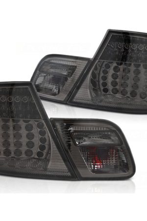 Coppia fari LED e DTS posteriori BMW Serie 3 E46 Coupe 99-03 Fume