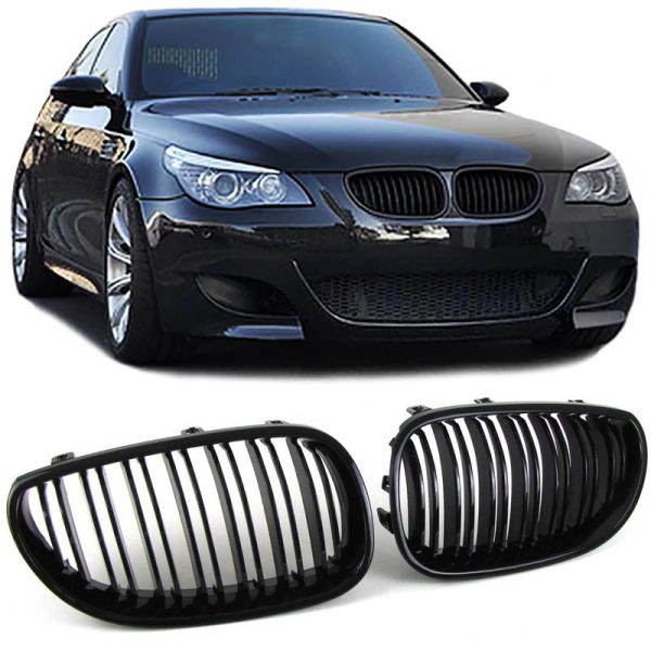 BMW E60/E61 03-10 Griglie M4 look nero lucido