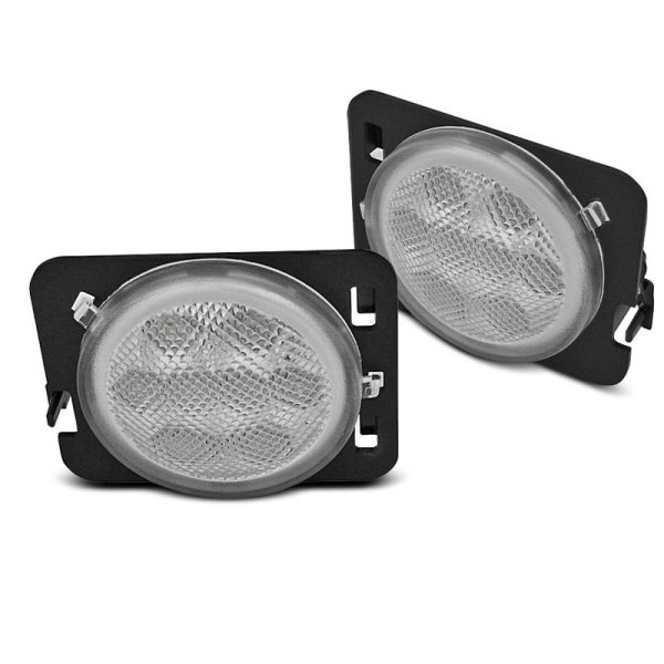 Coppia indicatori laterali Led Chrysler Wrangler JK 07-18 Chrome